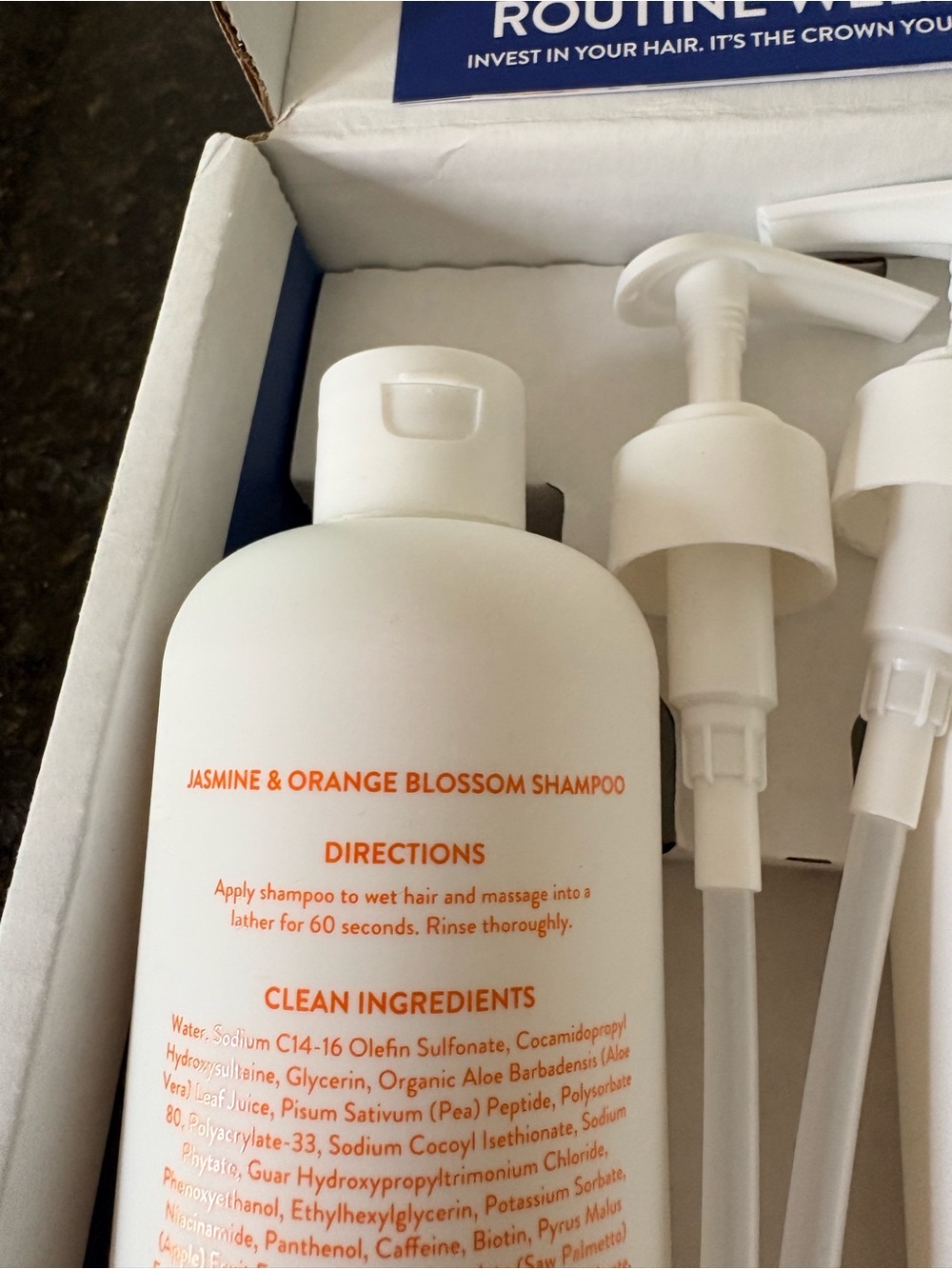 Women’s Shampoo & Conditioner Set Jasmine & Orange Blossom - Picture 2 of 2